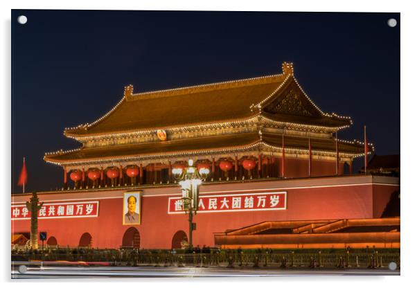Forbidden City Acrylic by Thomas Schaeffer