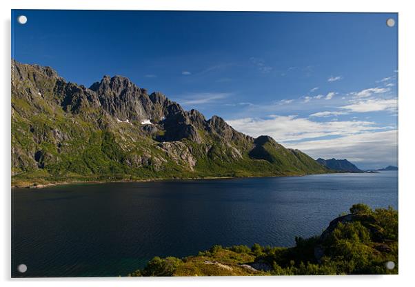 Fjord bei Laupstad Acrylic by Thomas Schaeffer