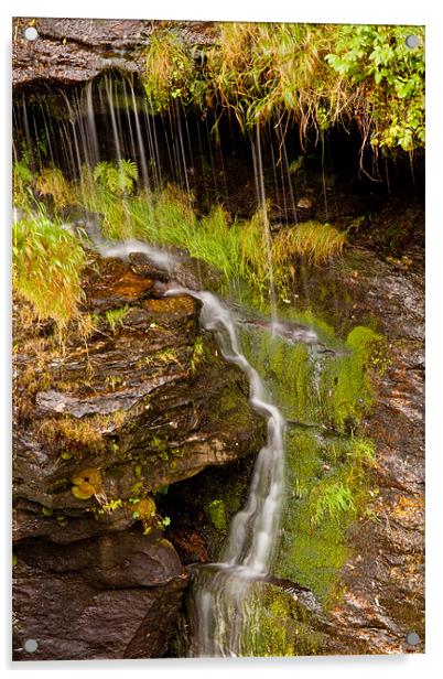 Wasserfall im Romsdal Acrylic by Thomas Schaeffer
