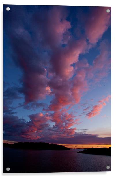 Sonnenuntergang Acrylic by Thomas Schaeffer
