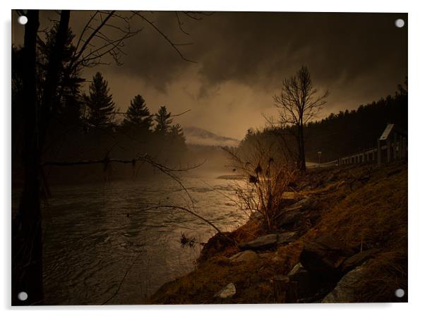 1000 Lakes - Adirondacks Acrylic by pauline morris