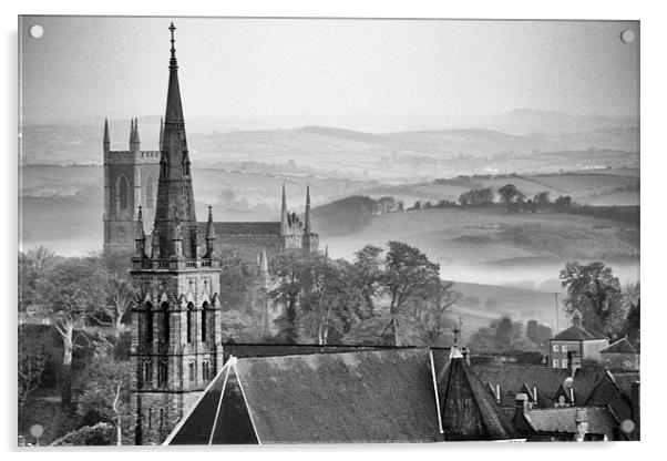 Morning Mist Downpatrick Acrylic by pauline morris