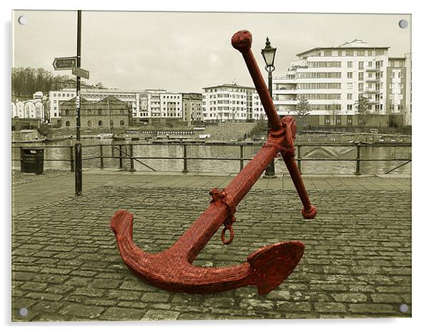 Anchor's away Acrylic by Susie Hawkins
