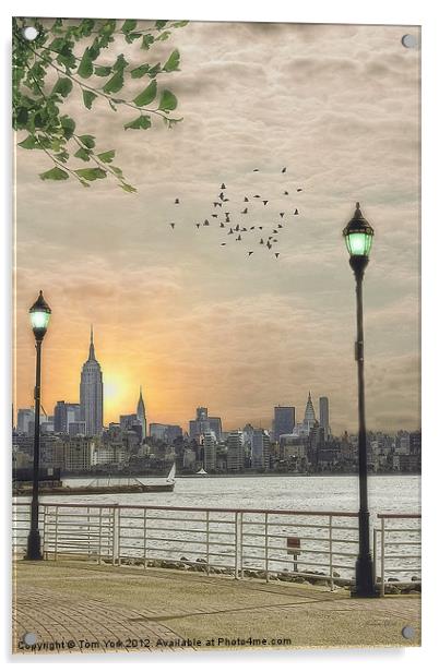 GOOD MORNING NEW YORK Acrylic by Tom York