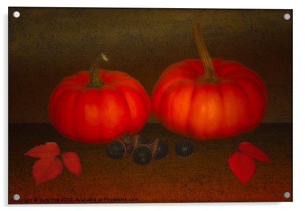 SIGNS OF AUTUMN Acrylic by Tom York