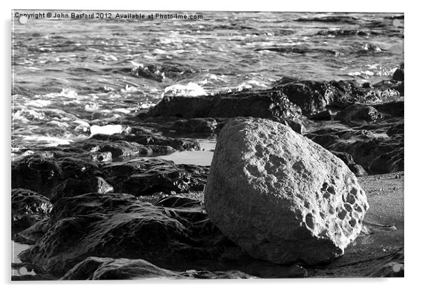 The Rock Acrylic by John Basford