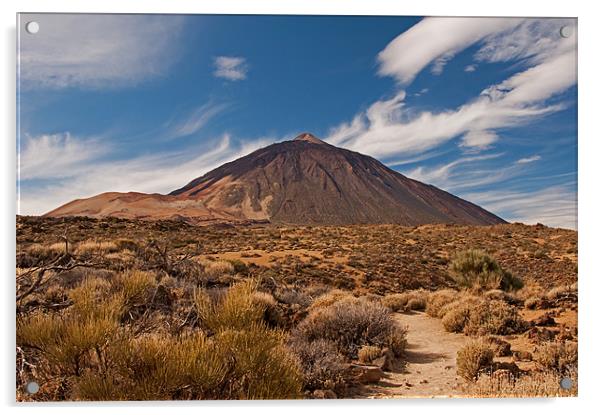 Mount Teide, Tenerife (3) Acrylic by Geoff Storey