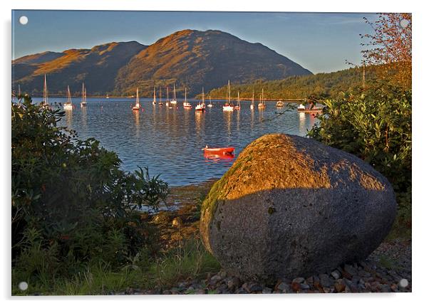 Loch Creran Acrylic by Geoff Storey