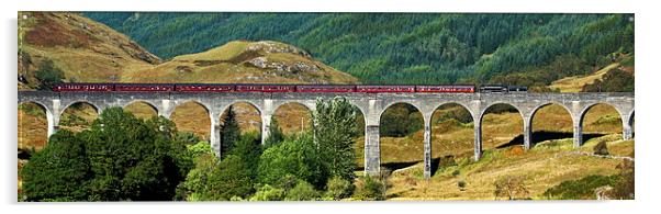 Glenfinnan Viaduct Acrylic by Geoff Storey