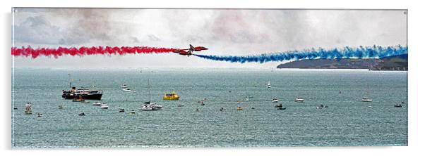  Red Arrows at Bournemouth Acrylic by Geoff Storey