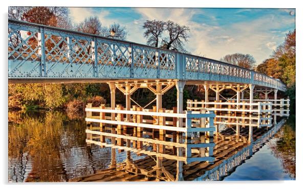 Whitchurch Toll Bridge Acrylic by Joyce Storey