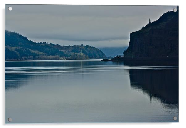 The Columbia River Acrylic by Irina Walker