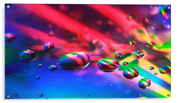 Oil on Water 2 Acrylic by Steven Shea