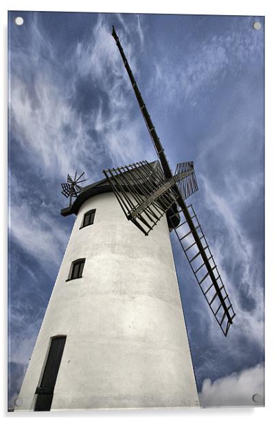 Windmill Acrylic by Brian Beckett