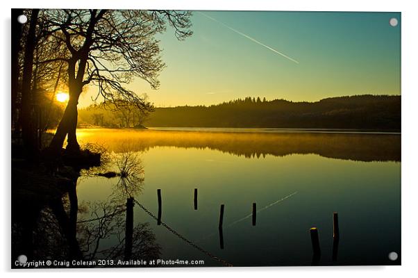 Sunrise on Acheray Acrylic by Craig Coleran