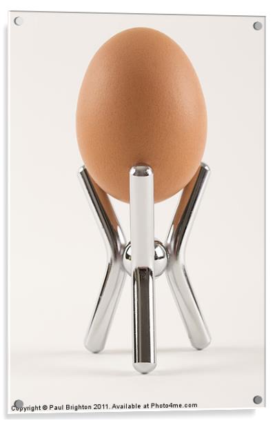 Boiled Egg in  a Fancy Egg Cup Acrylic by Paul Brighton