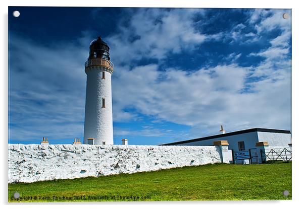 Mull of Galloway Lighthouse Acrylic by Keith Thorburn EFIAP/b