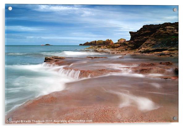 Dunbar Coast Acrylic by Keith Thorburn EFIAP/b