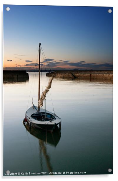 Musselburgh Harbour Acrylic by Keith Thorburn EFIAP/b