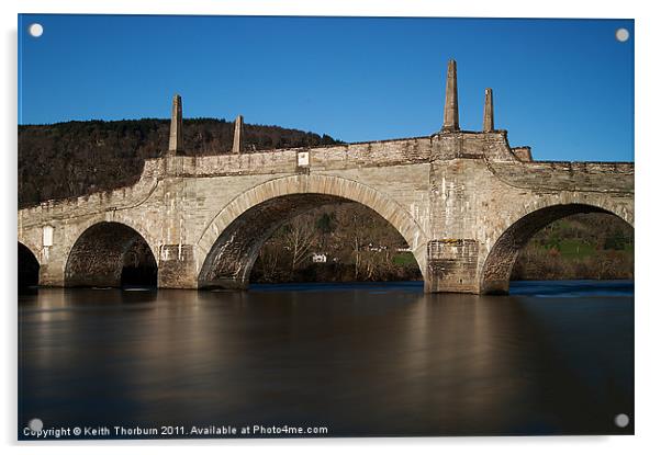 Tay Bridge Aberfeldy Acrylic by Keith Thorburn EFIAP/b