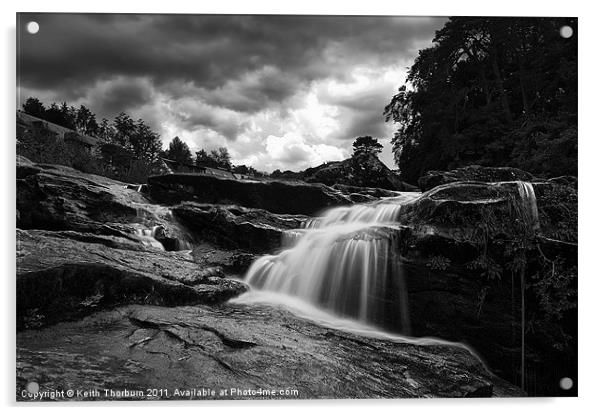 Falls of Dochart Acrylic by Keith Thorburn EFIAP/b