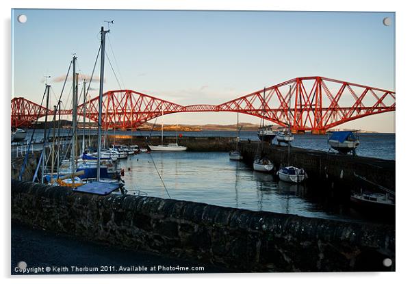 South Queensferry Harbour Acrylic by Keith Thorburn EFIAP/b