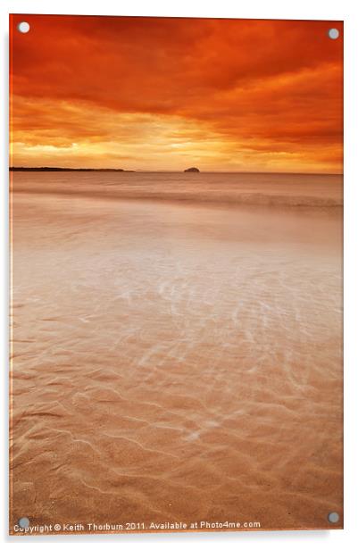 West Barns Beach Acrylic by Keith Thorburn EFIAP/b