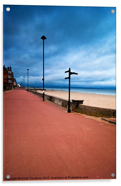 Portobello Promenade Acrylic by Keith Thorburn EFIAP/b