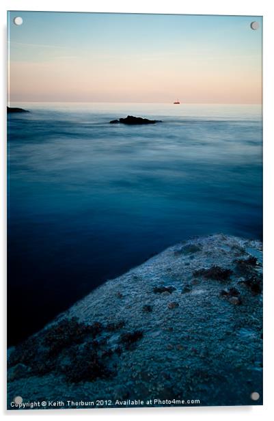 Dunbar Harbour Sea Colours Acrylic by Keith Thorburn EFIAP/b