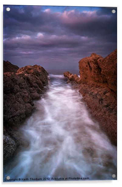 Joppa sea way Acrylic by Keith Thorburn EFIAP/b