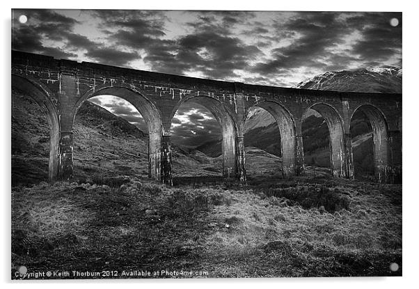 Glenfinnan Viaduct Acrylic by Keith Thorburn EFIAP/b