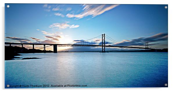 Forth Road Bridge Acrylic by Keith Thorburn EFIAP/b