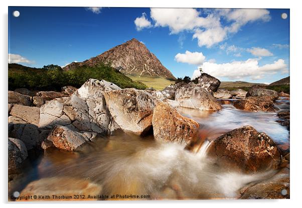 Buachaille Etive Mor Acrylic by Keith Thorburn EFIAP/b