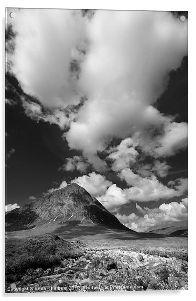 Buachaille Etive Mor Acrylic by Keith Thorburn EFIAP/b