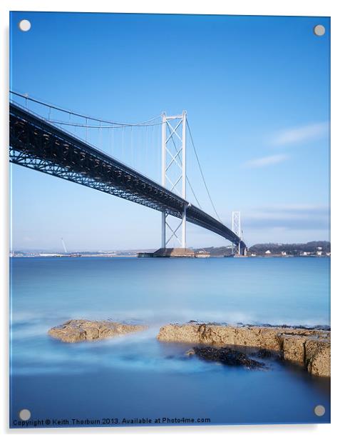 Forth Road Bridge Acrylic by Keith Thorburn EFIAP/b