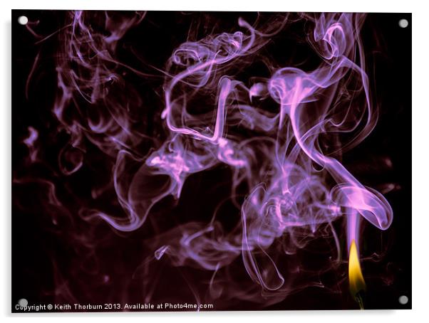 Fire and Smoke Acrylic by Keith Thorburn EFIAP/b