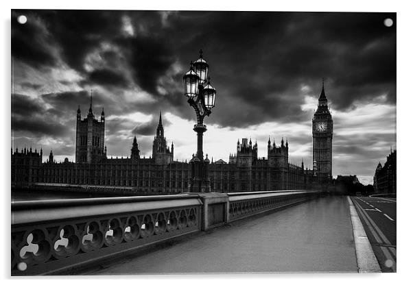 Westminster  Bridge Acrylic by Keith Thorburn EFIAP/b