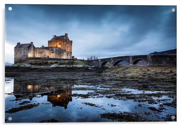 Eilean Donan Castle Acrylic by Keith Thorburn EFIAP/b