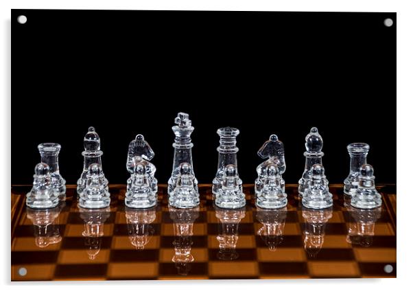 Chess Board Acrylic by Keith Thorburn EFIAP/b