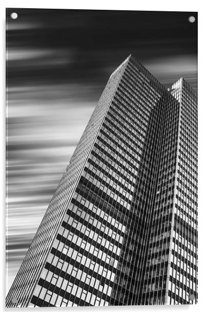 London Skyscraper Exposure Acrylic by Keith Thorburn EFIAP/b