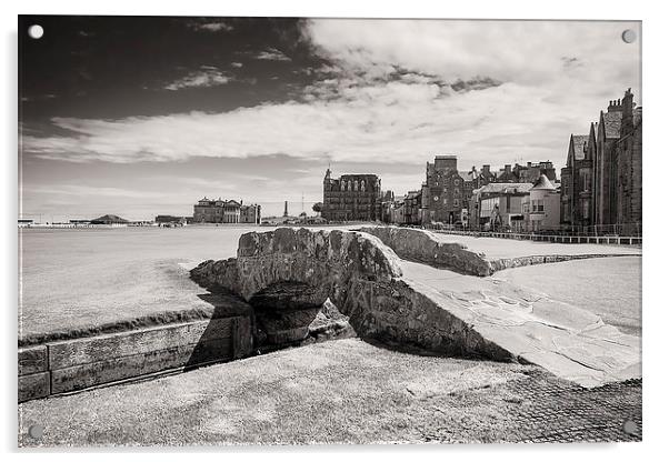 St Andrews 18 Hole Acrylic by Keith Thorburn EFIAP/b