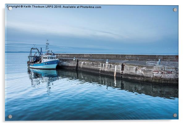 Fisherrow Harbour Acrylic by Keith Thorburn EFIAP/b
