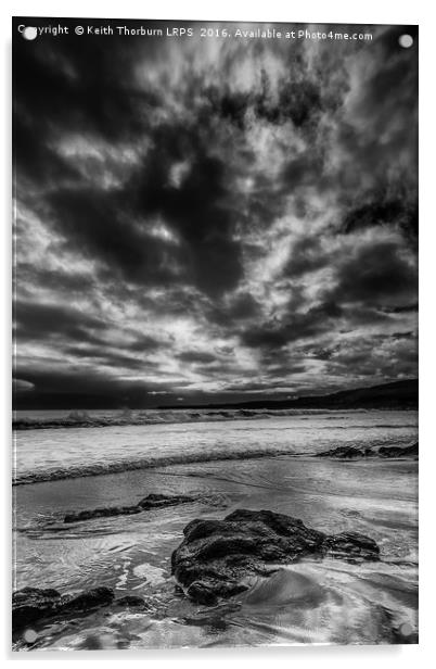 Coldingham Bay Acrylic by Keith Thorburn EFIAP/b