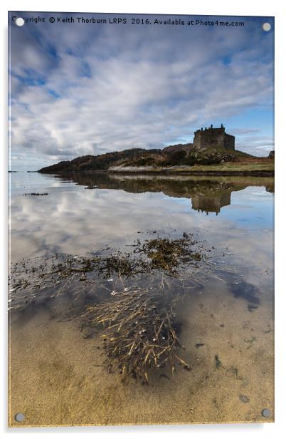 Castle Tioram Acrylic by Keith Thorburn EFIAP/b