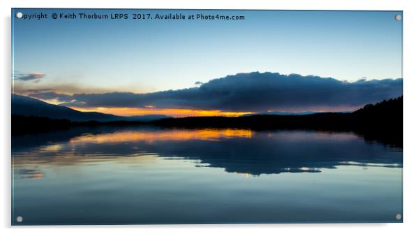 Loch Garten Sunset Acrylic by Keith Thorburn EFIAP/b