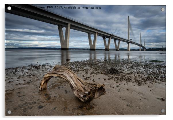 Queensferry Crossing Acrylic by Keith Thorburn EFIAP/b