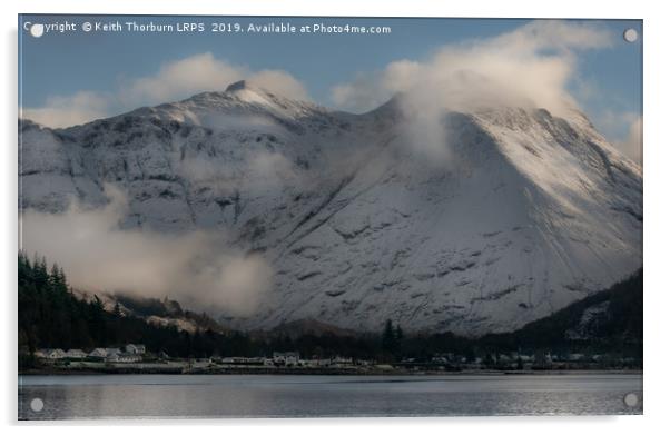 Loch Leven Glencoe Acrylic by Keith Thorburn EFIAP/b