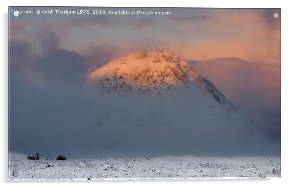 Buachaille Etive Mor Acrylic by Keith Thorburn EFIAP/b