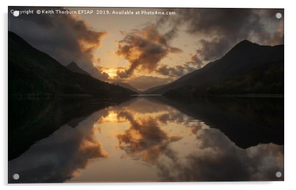 Loch Leven Sunset Acrylic by Keith Thorburn EFIAP/b