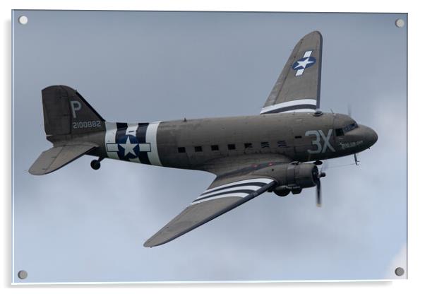 Douglas DC-3 Dakota Drag Em Oot Acrylic by J Biggadike